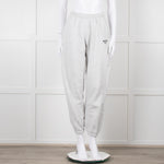 Rotate Grey Joggers With Logo On Front