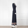 Etro Navy/Paisley Silk Dress