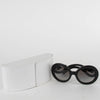 Prada Black Round Swirl Baroque Sunglasses