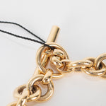 Tilly Sveaas x Laura Fantacci Gold Chunky Charm Bracelet With 3 Heart Charms