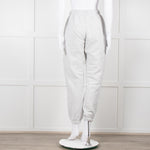Rotate Grey Joggers With Logo On Front