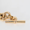 Tilly Sveaas x Laura Fantacci Gold Chunky Charm Bracelet With 3 Heart Charms