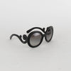 Prada Black Round Swirl Baroque Sunglasses