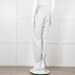 Rotate Grey Joggers With Logo On Front
