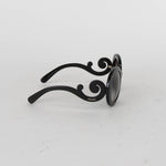 Prada Black Round Swirl Baroque Sunglasses