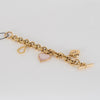 Tilly Sveaas x Laura Fantacci Gold Chunky Charm Bracelet With 3 Heart Charms