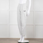 Rotate Grey Joggers With Logo On Front
