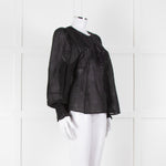 Scarlett Poppies Black Broderie Anglaise Top