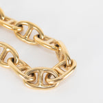 Tilly Sveaas Gold Chunky Anchor Linked Bracelet