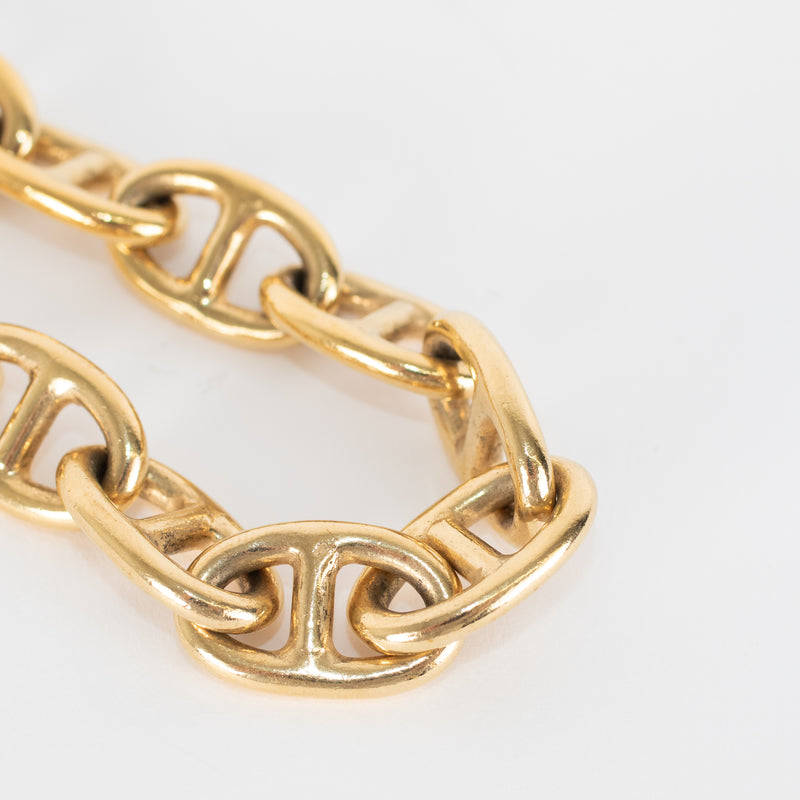 Tilly Sveaas Gold Chunky Anchor Linked Bracelet