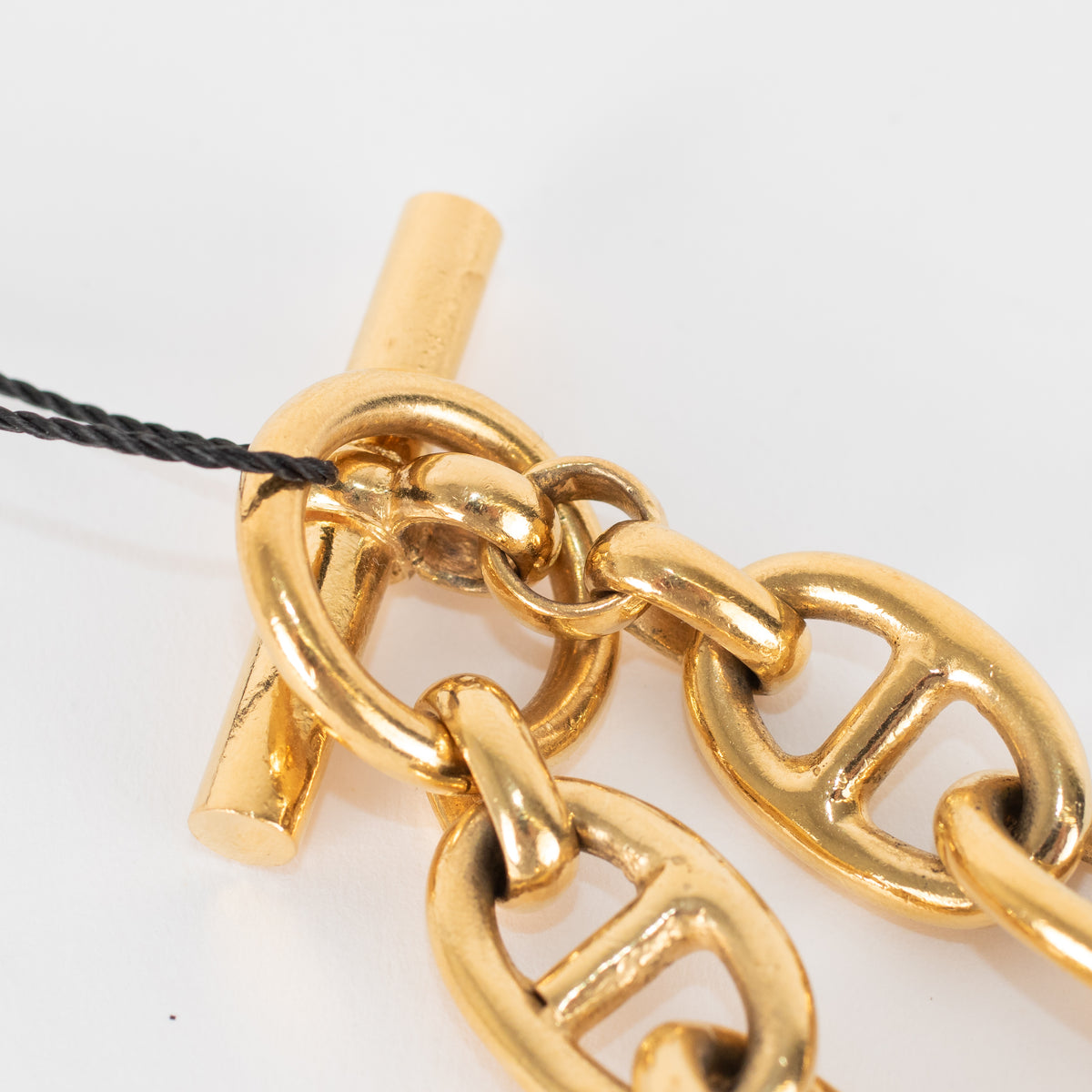 Tilly Sveaas Gold Chunky Anchor Linked Bracelet