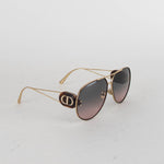 Christian Dior Bobby Oversized Aviator Sunglasses with Grey