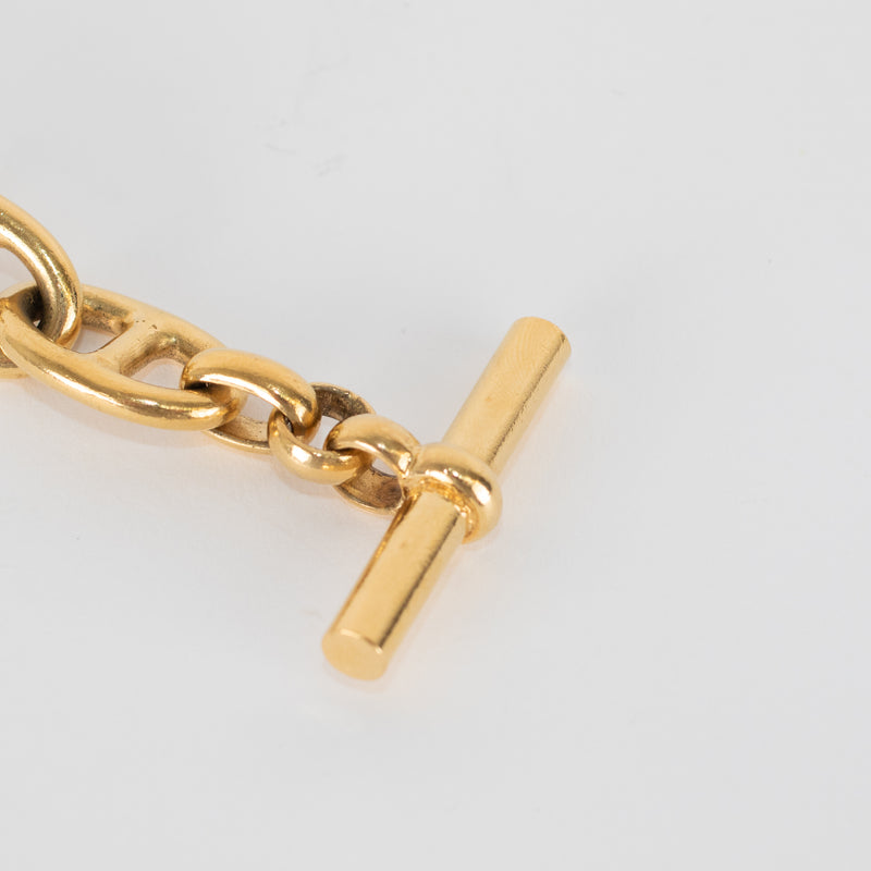 Tilly Sveaas Gold Chunky Anchor Linked Bracelet