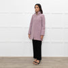 J Crew Lilac Zip Up Wool Short Coat