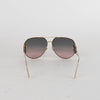 Christian Dior Bobby Oversized Aviator Sunglasses with Grey