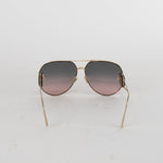 Christian Dior Bobby Oversized Aviator Sunglasses with Grey