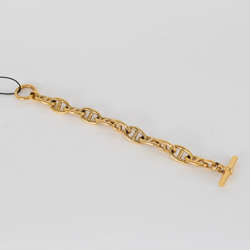 Tilly Sveaas Gold Chunky Anchor Linked Bracelet