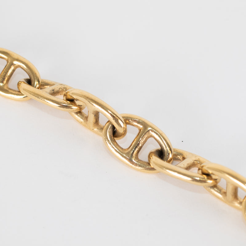 Tilly Sveaas Gold Chunky Anchor Linked Bracelet