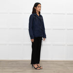 Burberry Brit Lightweight Navy Zip Pocket Parka Jacket