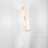 Rotate Aiken Pink V Neck Puff Shoulder Wrap Mini Dress