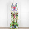 Camilla Exotic Hypnotic Tiered Gathered V Neck Maxi Dress