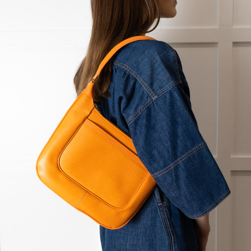 Louis Vuitton Orange Matsy Epi Leather Bag