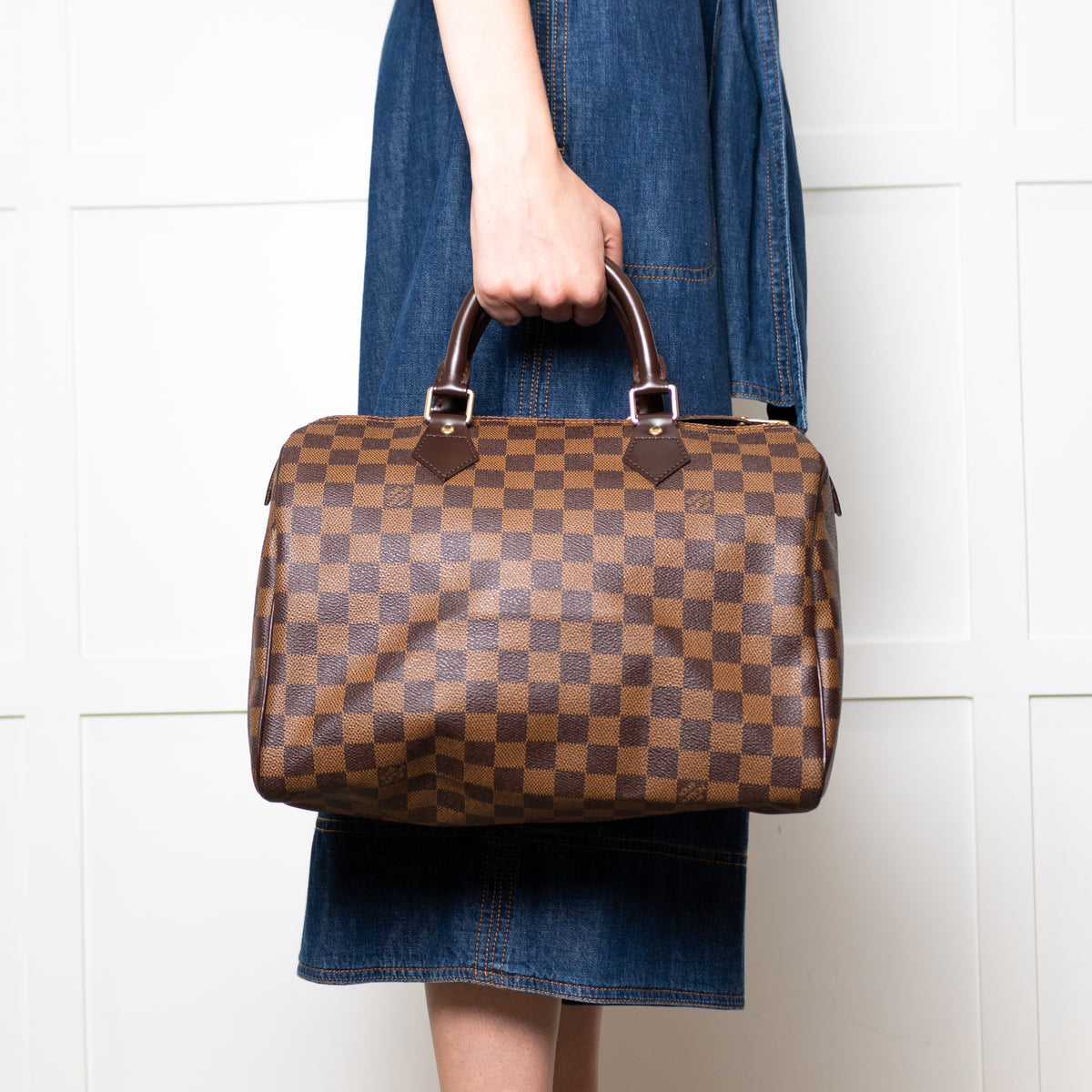 Louis Vuitton Canvas Damier Ebene Speedy 30