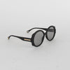 Chloe Black Mirtha Mat Round Sunglasses