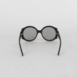 Chloe Black Mirtha Mat Round Sunglasses