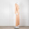 Dodo Bar Or Nude Shimmer Maxi Dress With Buckle