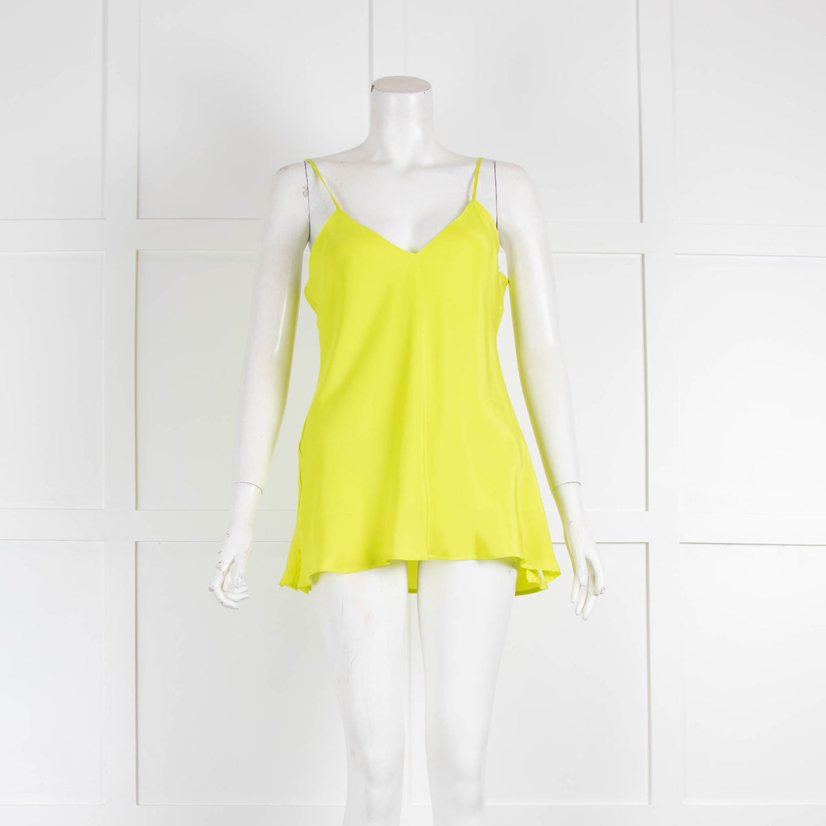Goldhawk Lime 100% Silk Cami Top