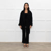 Isabel Marant Etoile Black Wool Belted Soft Jacket