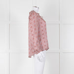 Molin Red Floral Long Sleeve Top