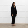 Isabel Marant Etoile Black Wool Belted Soft Jacket
