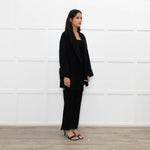 Isabel Marant Etoile Black Wool Belted Soft Jacket