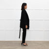 Isabel Marant Etoile Black Wool Belted Soft Jacket