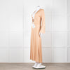 Dodo Bar Or Nude Shimmer Maxi Dress With Buckle