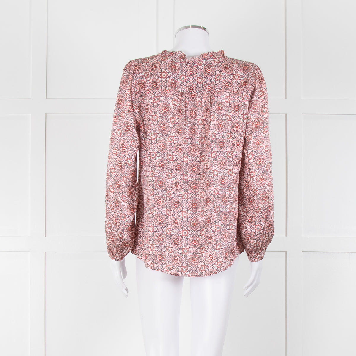 Molin Red Floral Long Sleeve Top