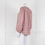 Molin Red Floral Long Sleeve Top