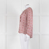 Molin Red Floral Long Sleeve Top