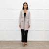 Johnstons Of Elgin Taupe Cashmere Belted Long Cardigan