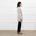 Johnstons Of Elgin Taupe Cashmere Belted Long Cardigan