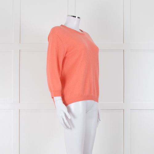 Delicate Love Coral Cashmere Round Neck Jumper
