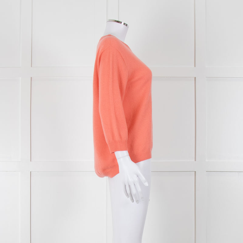 Delicate Love Coral Cashmere Round Neck Jumper