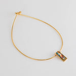 Frey Wille 24kt Gold Plated Enamel Choker And Earrings Set