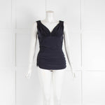 Norma Kamali Stretch Rouched Sides Top