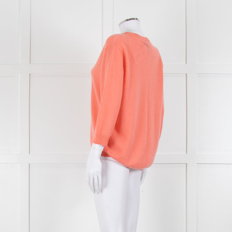 Delicate Love Coral Cashmere Round Neck Jumper