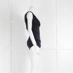 Norma Kamali Stretch Rouched Sides Top