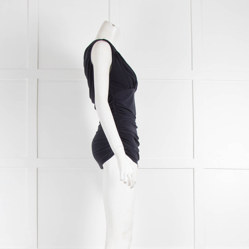 Norma Kamali Stretch Rouched Sides Top