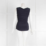 Norma Kamali Stretch Rouched Sides Top